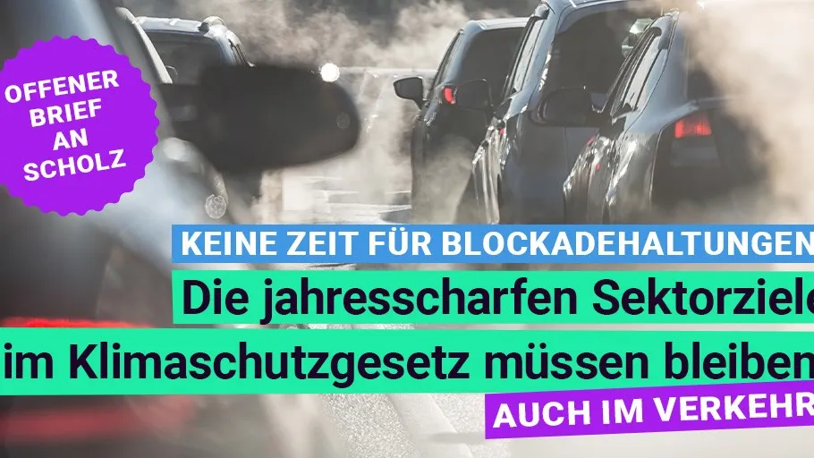 Sharepic Offener Brief Scholz Klimaschutzgesetz
